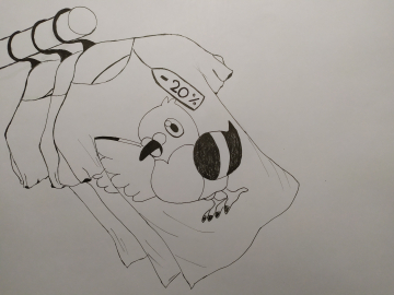 Inktober jour 3 : Appât 
