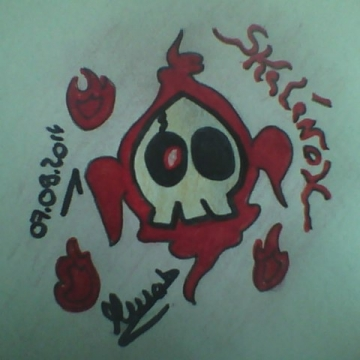 Skelénox tout rouge...