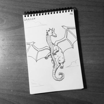 Inktober 12 : Dragon