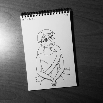 Inktober 29 : Injured