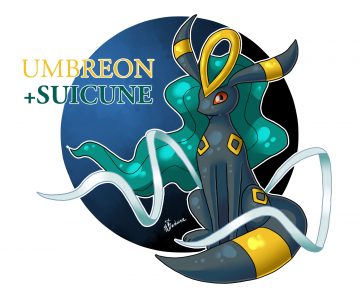 Fusion Pokemon : Noctali + Suicune