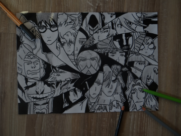 Dessin Bleach Gotei 13