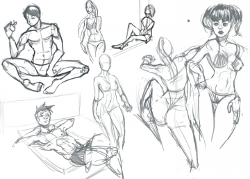 Postures en masse 1 ~