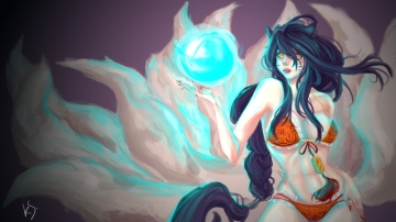 Fanart : Bikini Ahri !