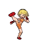 Voici le sprite d'une combattante .