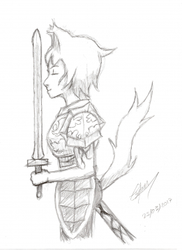 croquis louve