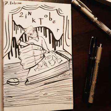 Quand tu fais deux inktobers 