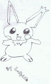 pichu a l'oreille crantée