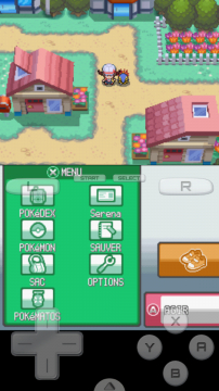 Je joue a pokemon sur mon tel !!