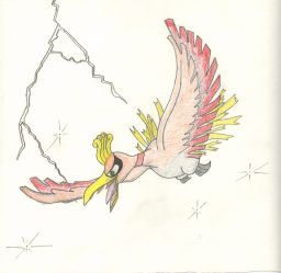 Ho-oh dans toute sa splendeur 