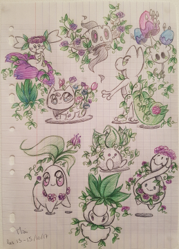 Pokémons fleuris