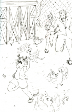 Inktober 05 Chicken !