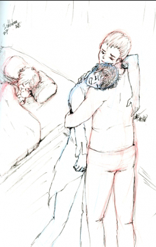Inktober 07 EXHAUSTED