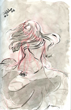 Inktober 12 WHALE 