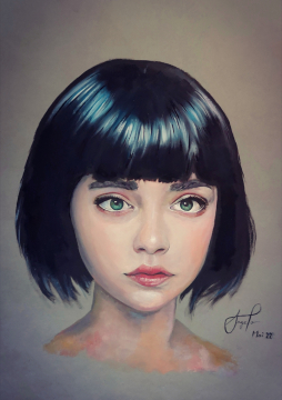 1er essai à l'huile