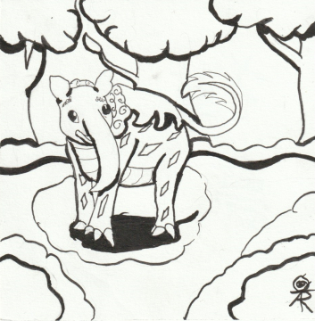 "Jour 1" de l'inktober 2023