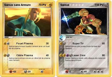 Famille de Samus en cartes