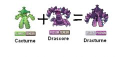 Cacturne+Drascore=Dracturne