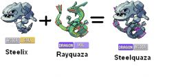 Steelix+Rayquaz=Steelquaza