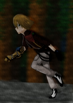 Ethan sous la pluie