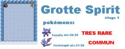 Grotte spirit étage 2