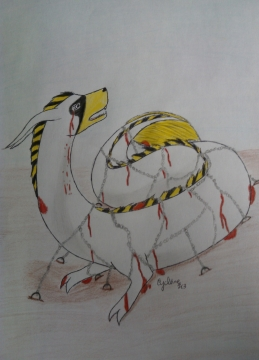 Hurt swan dragon