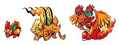 les starters feu de ma generation