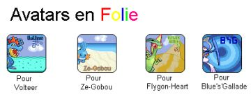 4 Avatars pour le prix d'un !