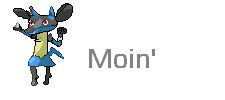 Mon sprite de Lucario