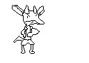 Mon 2e scratch de Lucario