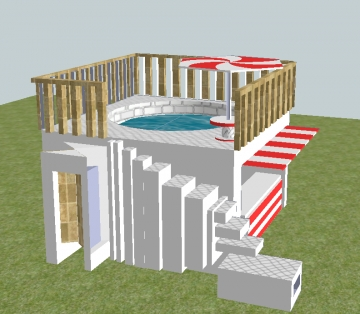 premier batîment sur sketchup