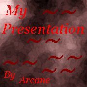 La présentation de ma galerie!
