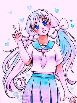 Ecolière Pastel