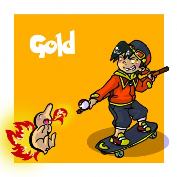 Cartes Mémory Pokespe - Gold.