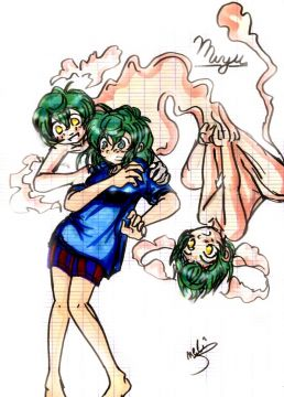 miyu, dessiné en cours de philo, mais chuuuut !