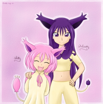 Skitty & Delcatty (Gijinka)