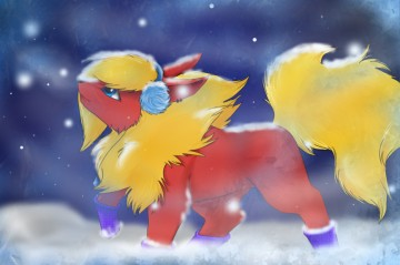 Zata Sous la neige