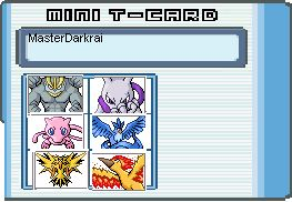                                                                       T-card
