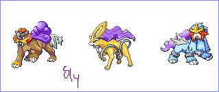 §ly /  Recoloration  / Raïkou-Suicune-Enteï