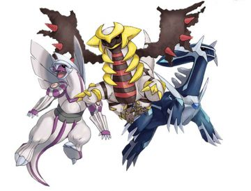 dialga vs palkia vs giratina