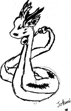 un croquis de draco