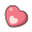 Objet coeur-en-sucre