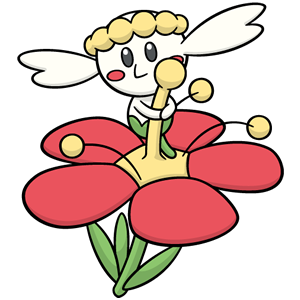 Image de Flabébé Fleur Rouge