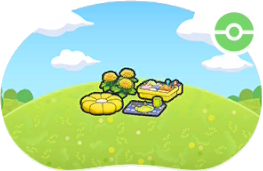 Coin pique-nique fleuri