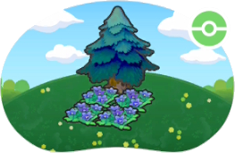 Fleurs splendides sous un arbre