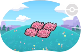 Hautes herbes roses en altitude