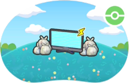 Télévision au milieu des ordures