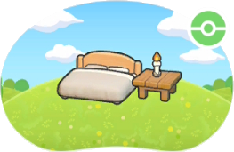 Lit éclairé d'une lumière douce