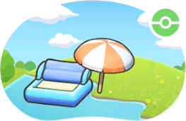 Espace jeux aquatiques à l'ombre