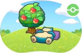 Ronflex endormi sous un arbre